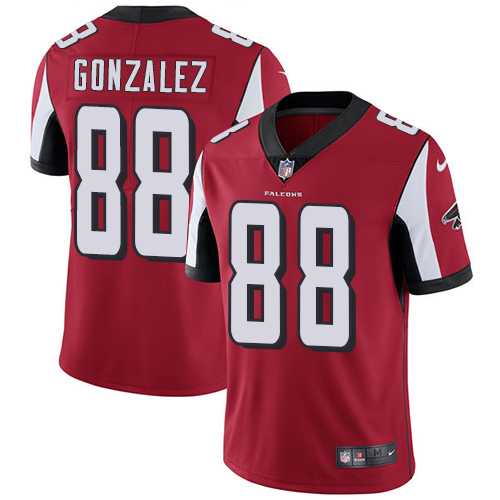 Nike Atlanta Falcons #88 Tony Gonzalez Red Team Color Men's Stitched NFL Vapor Untouchable Limited Jersey