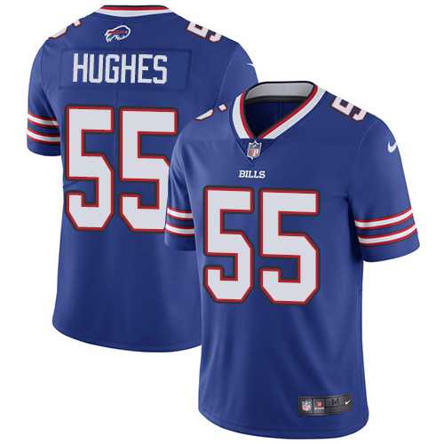 Nike Buffalo Bills #55 Jerry Hughes Royal Blue Team Color Men's Stitched NFL Vapor Untouchable Limited Jersey