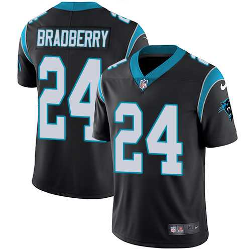 Nike Carolina Panthers #24 James Bradberry Black Team Color Men's Stitched NFL Vapor Untouchable Limited Jersey