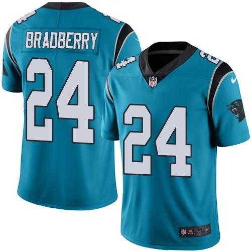 Nike Carolina Panthers #24 James Bradberry Blue Alternate Men's Stitched NFL Vapor Untouchable Limited Jersey