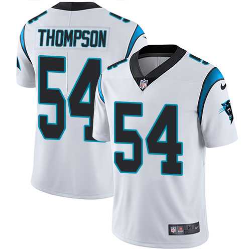 Nike Carolina Panthers #54 Shaq Thompson White Men's Stitched NFL Vapor Untouchable Limited Jersey