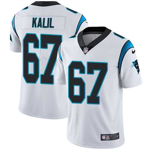 Nike Carolina Panthers #67 Ryan Kalil White Men's Stitched NFL Vapor Untouchable Limited Jersey