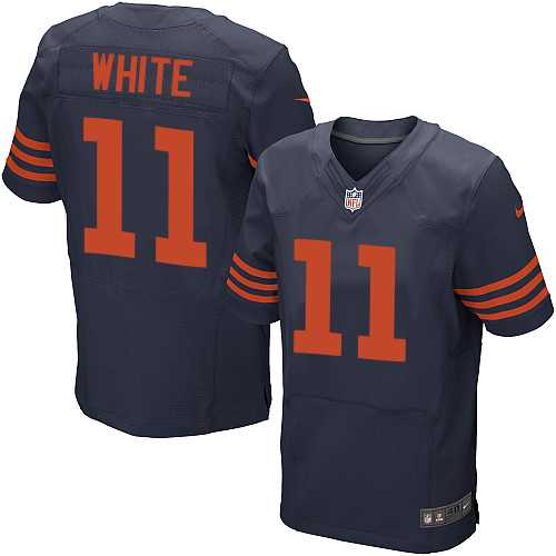 Nike Chicago Bears #11 Kevin White Navy Blue Alternate Men's Stitched NFL Elite Jersey