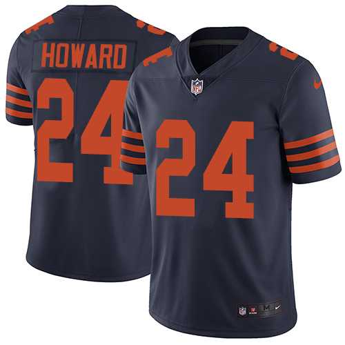 Nike Chicago Bears #24 Jordan Howard Navy Blue Alternate Men's Stitched NFL Vapor Untouchable Limited Jersey