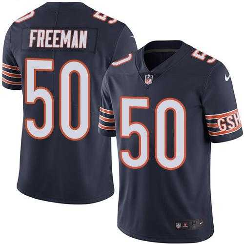 Nike Chicago Bears #50 Jerrell Freeman Navy Blue Team Color Men's Stitched NFL Vapor Untouchable Limited Jersey