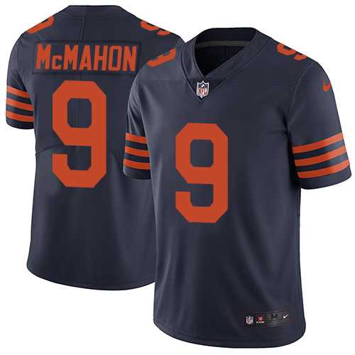 Nike Chicago Bears #9 Jim McMahon Navy Blue Alternate Men's Stitched NFL Vapor Untouchable Limited Jersey