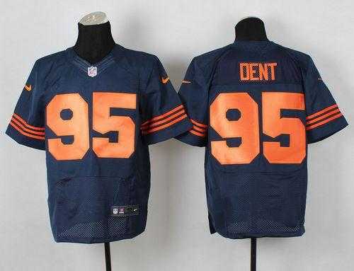 Nike Chicago Bears #95 Richard Dent Navy Blue Alternate Men's Stitched NFL Elite Jersey