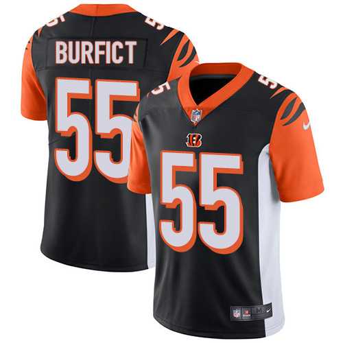 Nike Cincinnati Bengals #55 Vontaze Burfict Black Team Color Men's Stitched NFL Vapor Untouchable Limited Jersey