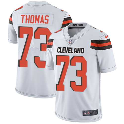 Nike Cleveland Browns #73 Joe Thomas White Men's Stitched NFL Vapor Untouchable Limited Jersey