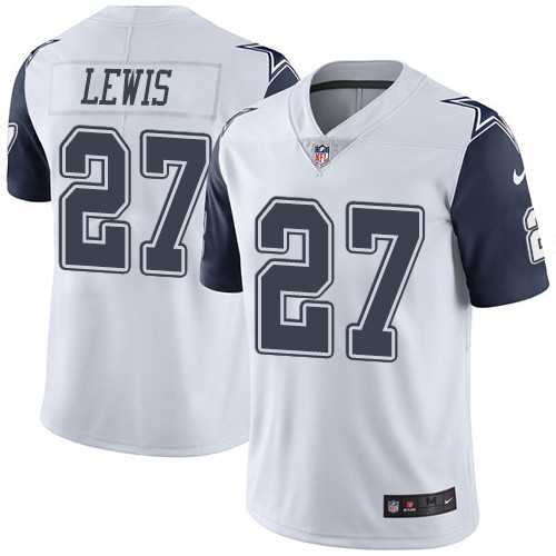 Nike Dallas Cowboys #27 Jourdan Lewis White Men's Stitched NFL Limited Rush Jersey