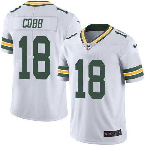 Nike Green Bay Packers #18 Randall Cobb White Men's Stitched NFL Vapor Untouchable Limited Jersey