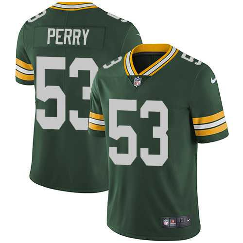 Nike Green Bay Packers #53 Nick Perry Green Team Color Men's Stitched NFL Vapor Untouchable Limited Jersey
