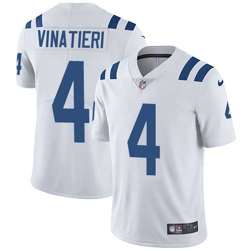 Nike Indianapolis Colts #4 Adam Vinatieri White Men's Stitched NFL Vapor Untouchable Limited Jersey