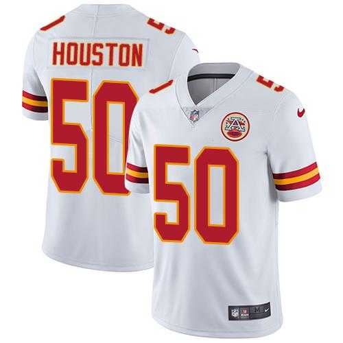 Nike Kansas City Chiefs #50 Justin Houston White Men's Stitched NFL Vapor Untouchable Limited Jersey