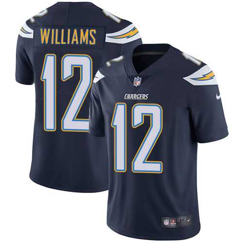 Nike Los Angeles Chargers #12 Mike Williams Navy Blue Team Color Men's Stitched NFL Vapor Untouchable Limited Jersey