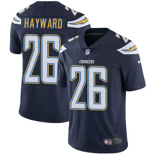 Nike Los Angeles Chargers #26 Casey Hayward Navy Blue Team Color Men's Stitched NFL Vapor Untouchable Limited Jersey