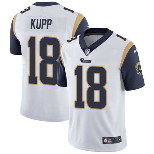 Nike Los Angeles Rams #18 Cooper Kupp White Men's Stitched NFL Vapor Untouchable Limited Jersey