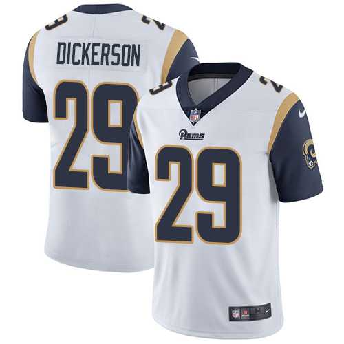 Nike Los Angeles Rams #29 Eric Dickerson White Men's Stitched NFL Vapor Untouchable Limited Jersey