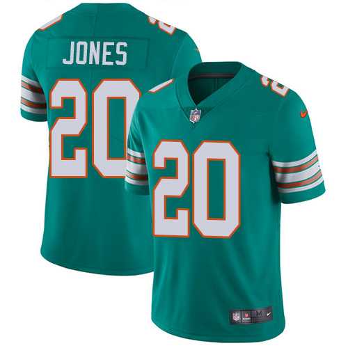 Nike Miami Dolphins #20 Reshad Jones Aqua Green Alternate Men's Stitched NFL Vapor Untouchable Limited Jersey