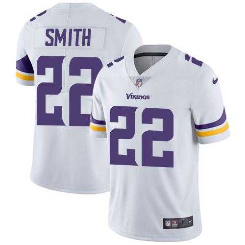 Nike Minnesota Vikings #22 Harrison Smith White Men's Stitched NFL Vapor Untouchable Limited Jersey