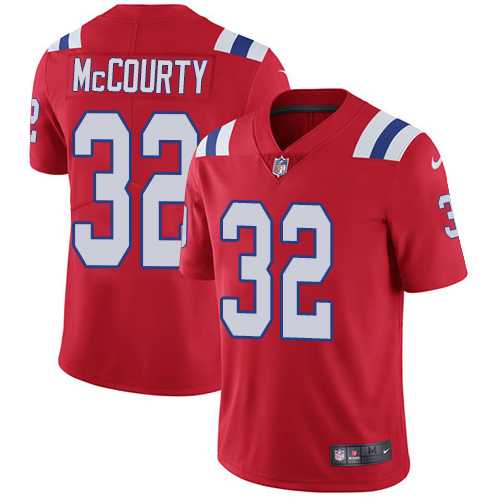 Nike New England Patriots #32 Devin McCourty Red Alternate Men's Stitched NFL Vapor Untouchable Limited Jersey