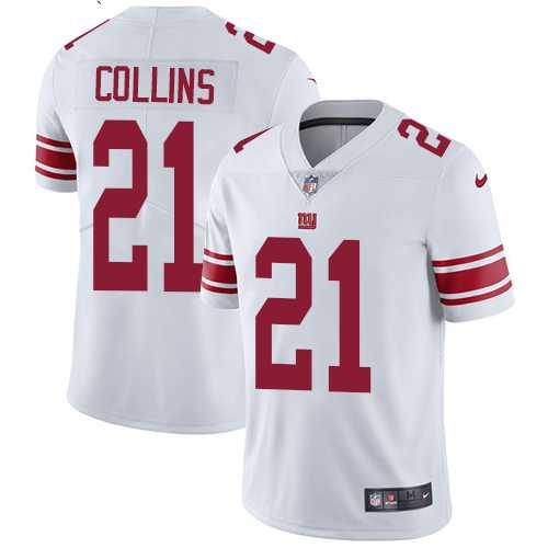 Nike New York Giants #21 Landon Collins White Men's Stitched NFL Vapor Untouchable Limited Jersey