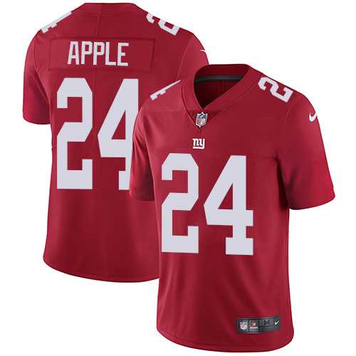 Nike New York Giants #24 Eli Apple Red Alternate Men's Stitched NFL Vapor Untouchable Limited Jersey