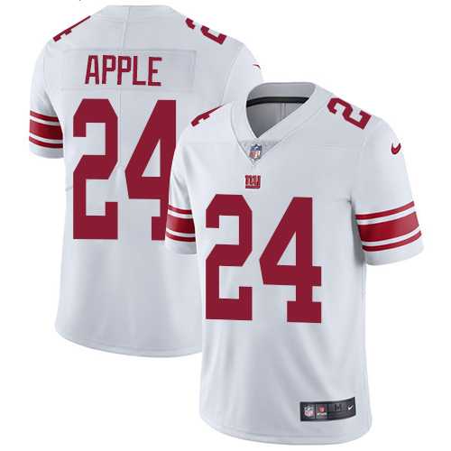 Nike New York Giants #24 Eli Apple White Men's Stitched NFL Vapor Untouchable Limited Jersey