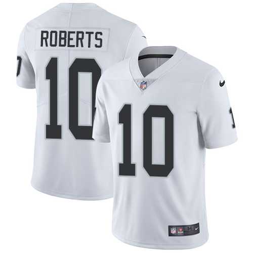 Nike Oakland Raiders #10 Seth Roberts White Men's Stitched NFL Vapor Untouchable Limited Jersey