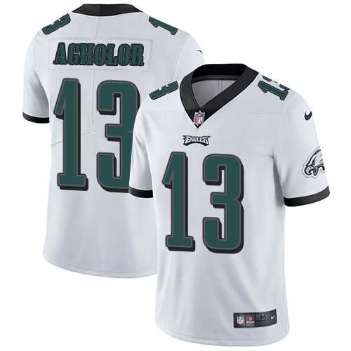 Nike Philadelphia Eagles #13 Nelson Agholor White Men's Stitched NFL Vapor Untouchable Limited Jersey