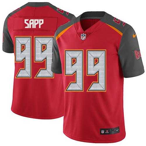 Nike Tampa Bay Buccaneers #99 Warren Sapp Red Team Color Men's Stitched NFL Vapor Untouchable Limited Jersey