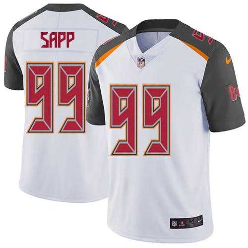 Nike Tampa Bay Buccaneers #99 Warren Sapp White Men's Stitched NFL Vapor Untouchable Limited Jersey