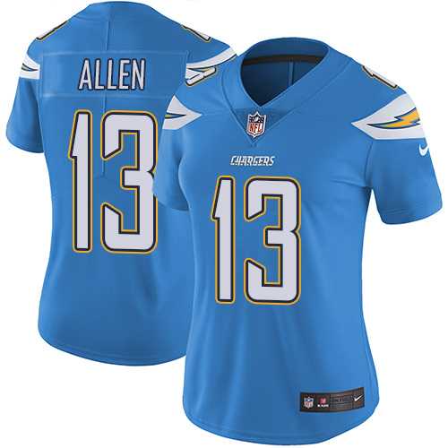 Women's Los Angeles Chargers #13 Keenan Allen Electric Blue Alternate Stitched NFL Vapor Untouchable Limited Jersey