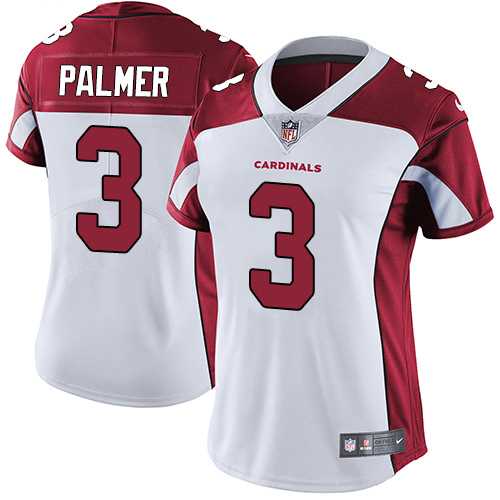 Women's Nike Arizona Cardinals #3 Carson Palmer White Stitched NFL Vapor Untouchable Limited Jersey