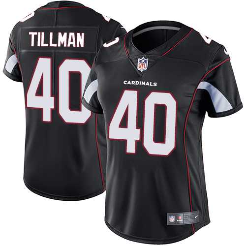 Women's Nike Arizona Cardinals #40 Pat Tillman Black Alternate Stitched NFL Vapor Untouchable Limited Jersey