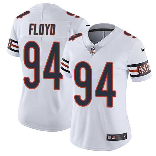 Women's Nike Chicago Bears #94 Leonard Floyd White Stitched NFL Vapor Untouchable Limited Jersey