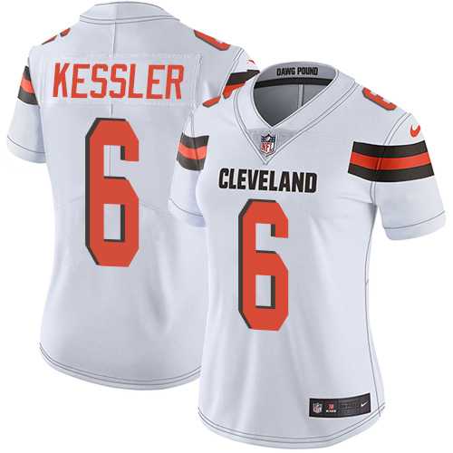 Women's Nike Cleveland Browns #6 Cody Kessler White Stitched NFL Vapor Untouchable Limited Jersey