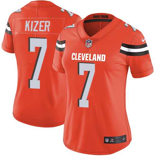 Women's Nike Cleveland Browns #7 DeShone Kizer Orange Alternate Stitched NFL Vapor Untouchable Limited Jersey