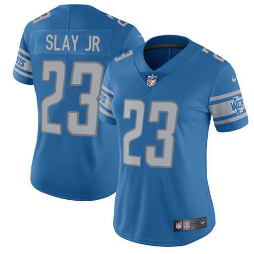 Women's Nike Detroit Lions #23 Darius Slay Jr Light Blue Team Color Stitched NFL Vapor Untouchable Limited Jersey