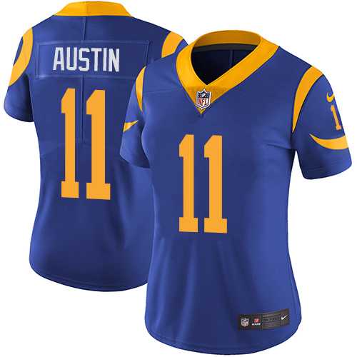 Women's Nike Los Angeles Rams #11 Tavon Austin Royal Blue Alternate Stitched NFL Vapor Untouchable Limited Jersey