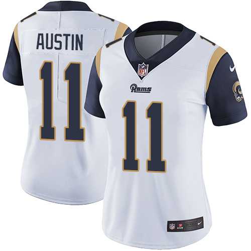 Women's Nike Los Angeles Rams #11 Tavon Austin White Stitched NFL Vapor Untouchable Limited Jersey
