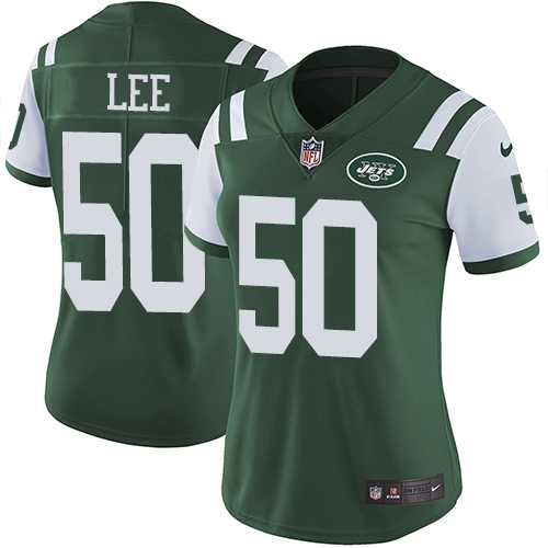 Women's Nike New York Jets #50 Darron Lee Green Team Color Stitched NFL Vapor Untouchable Limited Jersey