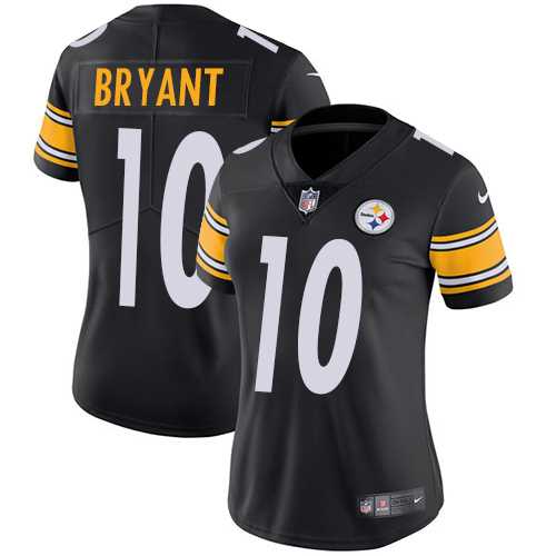 Women's Nike Pittsburgh Steelers #10 Martavis Bryant Black Team Color Stitched NFL Vapor Untouchable Limited Jersey