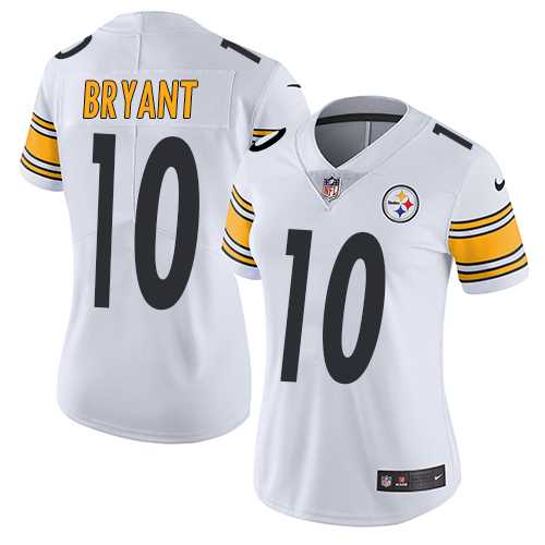 Women's Nike Pittsburgh Steelers #10 Martavis Bryant White Stitched NFL Vapor Untouchable Limited Jersey