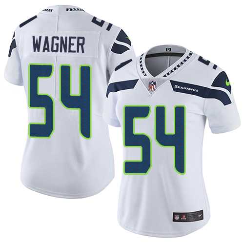 Women's Nike Seattle Seahawks #54 Bobby Wagner White Stitched NFL Vapor Untouchable Limited Jersey