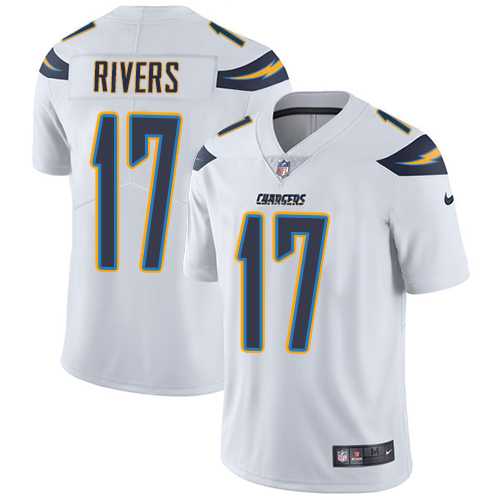 Youth Los Angeles Chargers #17 Philip Rivers White Stitched NFL Vapor Untouchable Limited Jersey