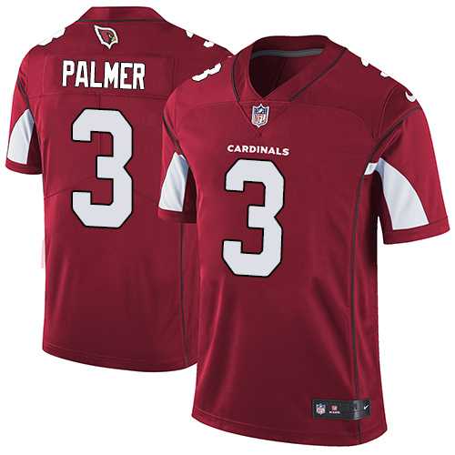 Youth Nike Arizona Cardinals #3 Carson Palmer Red Team Color Stitched NFL Vapor Untouchable Limited Jersey