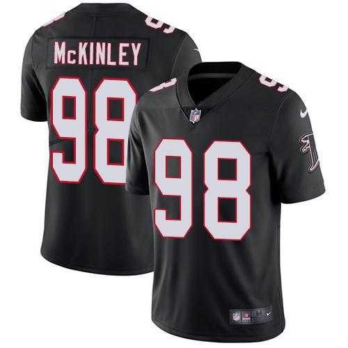 Youth Nike Atlanta Falcons #98 Takkarist McKinley Black Alternate Stitched NFL Vapor Untouchable Limited Jersey