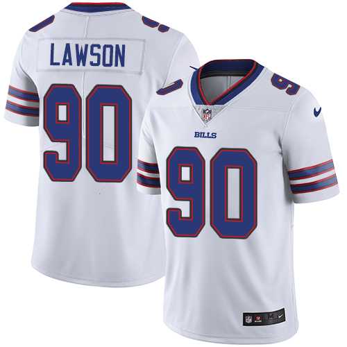 Youth Nike Buffalo Bills #90 Shaq Lawson White Stitched NFL Vapor Untouchable Limited Jersey