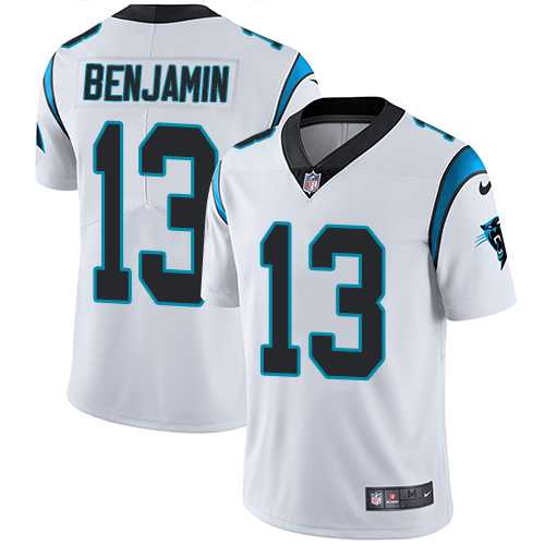Youth Nike Carolina Panthers #13 Kelvin Benjamin White Stitched NFL Vapor Untouchable Limited Jersey